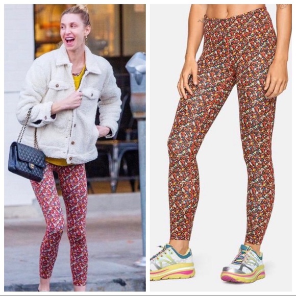 Outdoor Voices Pants - Outdoor Voices Paprika Buds Bra Leggings Set NWOT